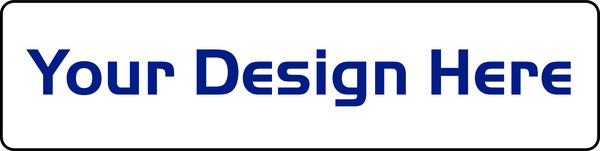 Independent Sign Rider DF, 6"h x 24"w, 3mm Aluminum Composite, No Holes