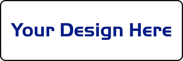 Independent Sign Panel DF, 6"h x 18"w, 3mm Aluminum Composite, No Holes