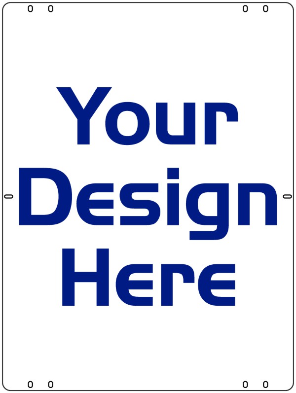 Independent Real Estate Sign Panel,  .090 Polyethylene 24"h x 18"w