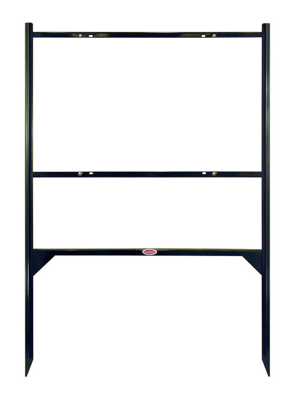 Independent Real Estate Angle Iron Sign Frame, 18"h x 30"w - Black