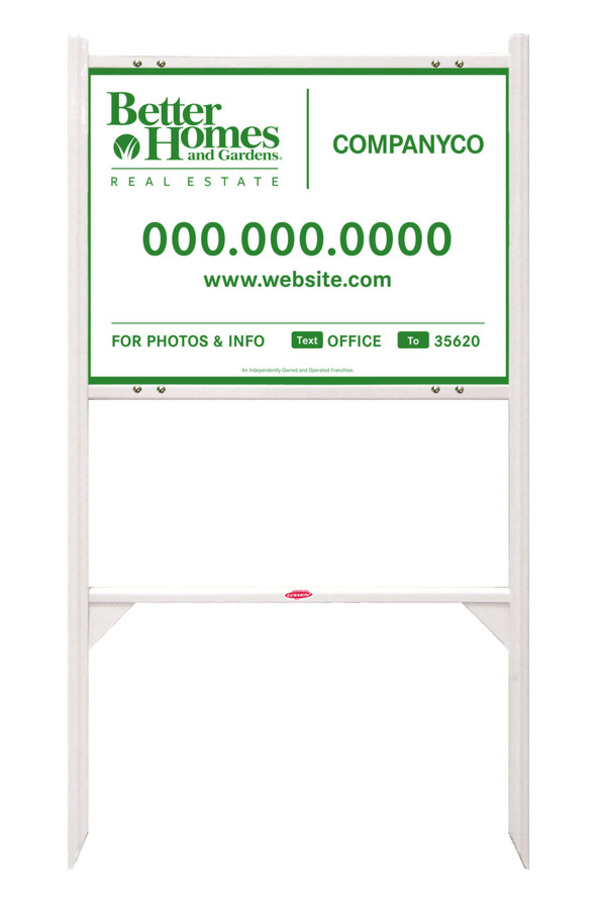 Angle Iron Frame And For Photos & Info Sign Panel Unit, 18"H X 24"W, Steel