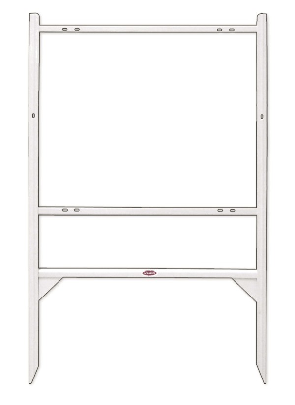 Berkshire Hathaway HomeServices Real Estate Angle Iron Sign Frame, 24"h x 30"w White