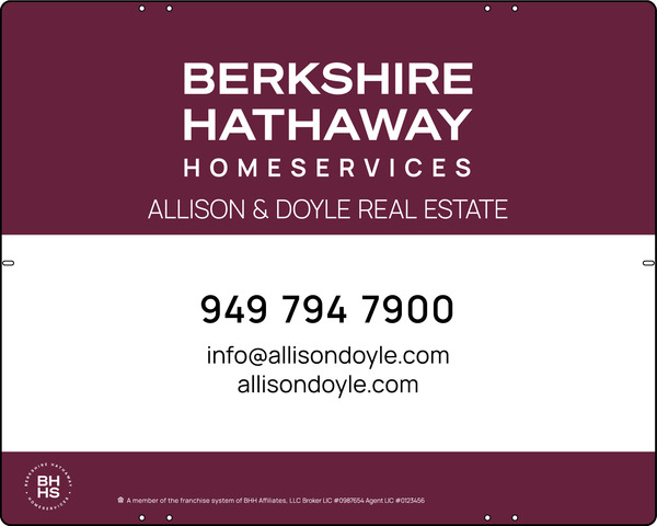 Office Sign Panel, 24"H X 30", Steel