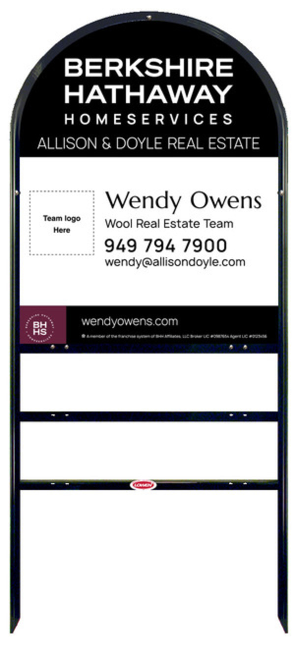 Arc Top Frame W/ 2 Rider Inserts And Team Logo Sign Panel Unit, 30"H X 24"W, Steel