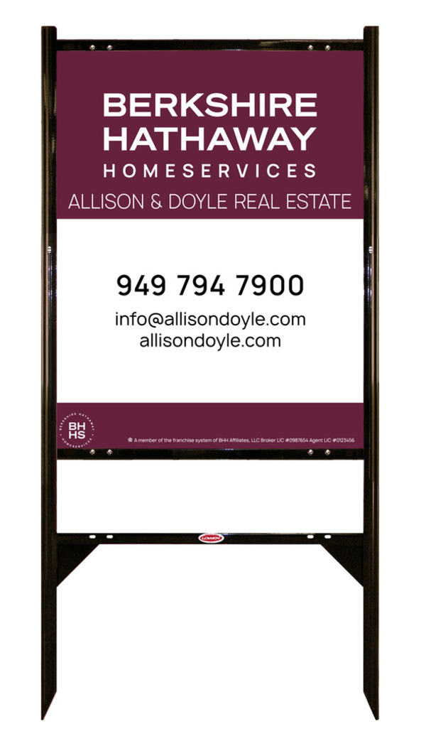 Angle Iron Frame And Office Sign Panel Unit, 30"H X 24"W, Steel