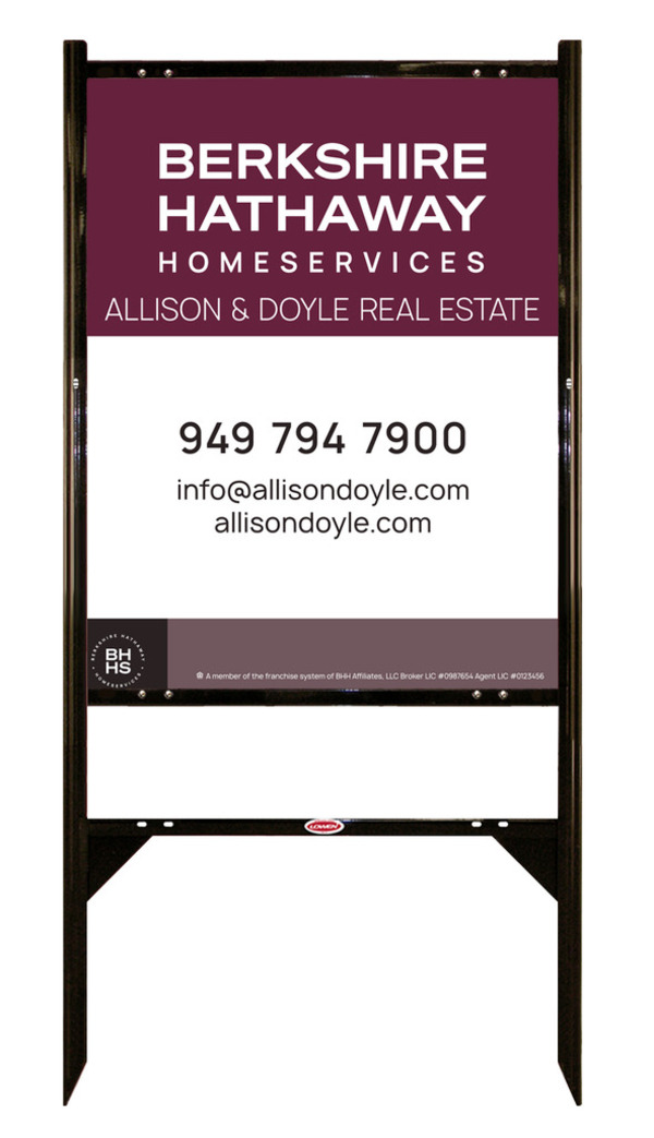 Angle Iron Frame And Office Sign Panel Unit, 30"H X 24"W, Steel