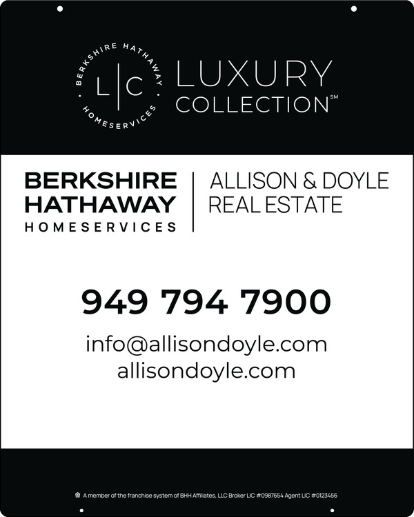 Hanging Office Sign Panel, 30"H X 24"W, 3mm Aluminum Composite