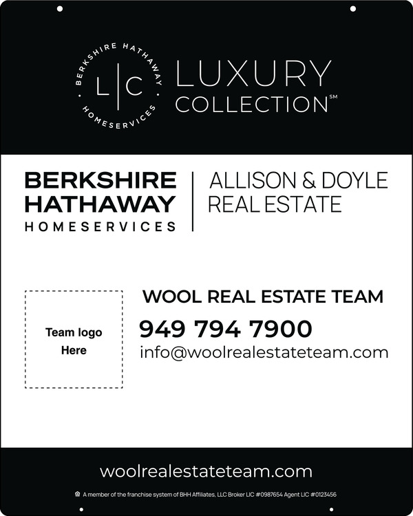 Hanging Team Logo Sign Panel, 30"H X 24"W, Steel