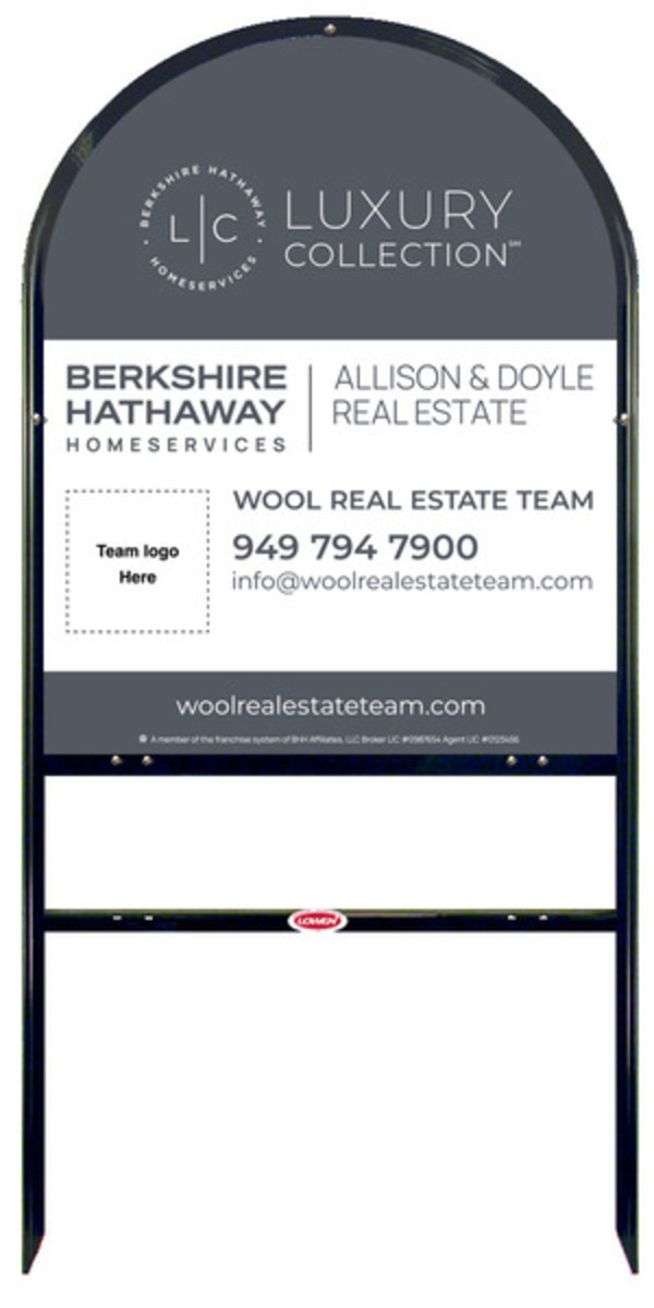 Arc Top Frame W/ 1 Rider Inserts And Team Logo Sign Panel Unit, 30"H X 24"W, Steel