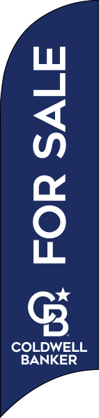 Coldwell Banker&reg; Real Estate FOR SALE FEATHER FLAG ONLY, 10-foot