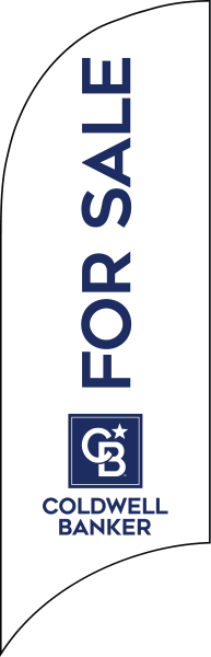 Coldwell Banker&reg; Real Estate FOR SALE FEATHER FLAG ONLY, 7-foot