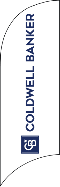 Coldwell Banker&reg; Real Estate COLDWELL BANKER LOGO FEATHER FLAG ONLY, 7-foot