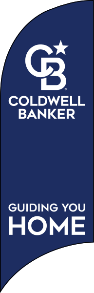 Coldwell Banker&reg; Real Estate GUDING YOU HOMEFEATHER FLAG ONLY, 7-foot