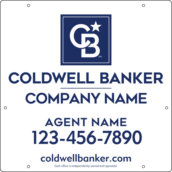 Agent Hanging Sign Panel, 24"H X 24"W, Poly