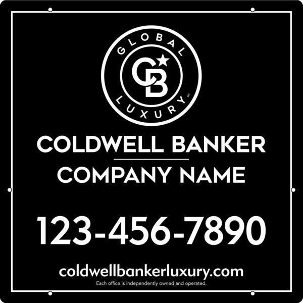 Reflective Office Hanging Sign Panel, 24"H X 24"W, 3mm Aluminum Composite