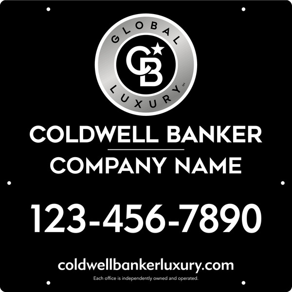 Reflective Office Hanging Sign Panel, 24"H X 24"W, 3mm Aluminum Composite