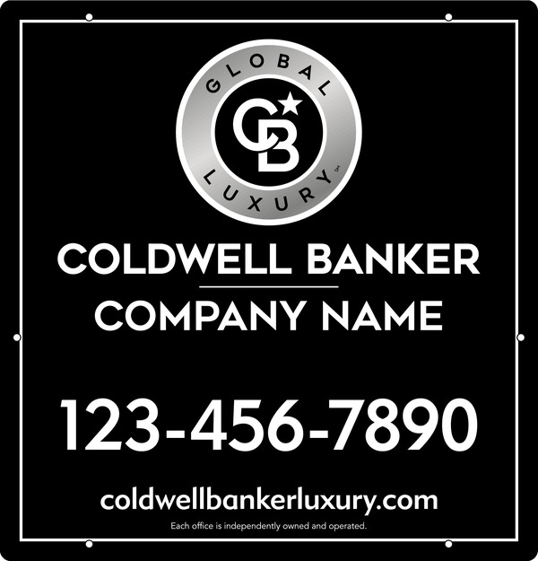 Reflective Office Hanging Sign Panel, 25"H X 24"W, 3mm Aluminum Composite