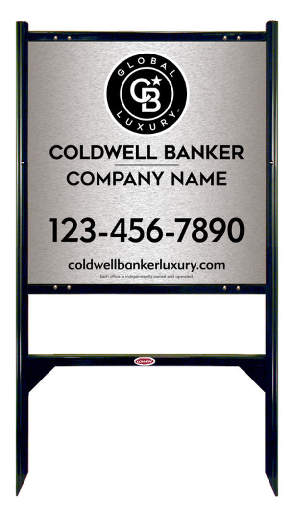 Angle Iron Frame And Office Sign Panel Unit, 24"H X 24"W, Brushed Aluminum Composite
