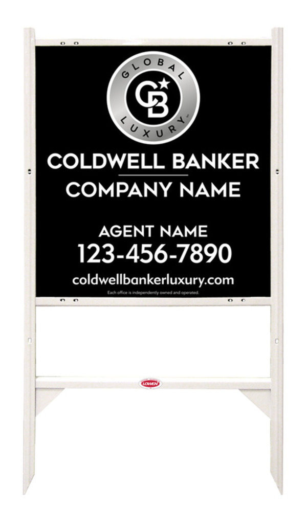 Angle Iron Frame And Reflective Agent Sign Panel Unit, 25"H X 24"W, 3mm Aluminum Composite