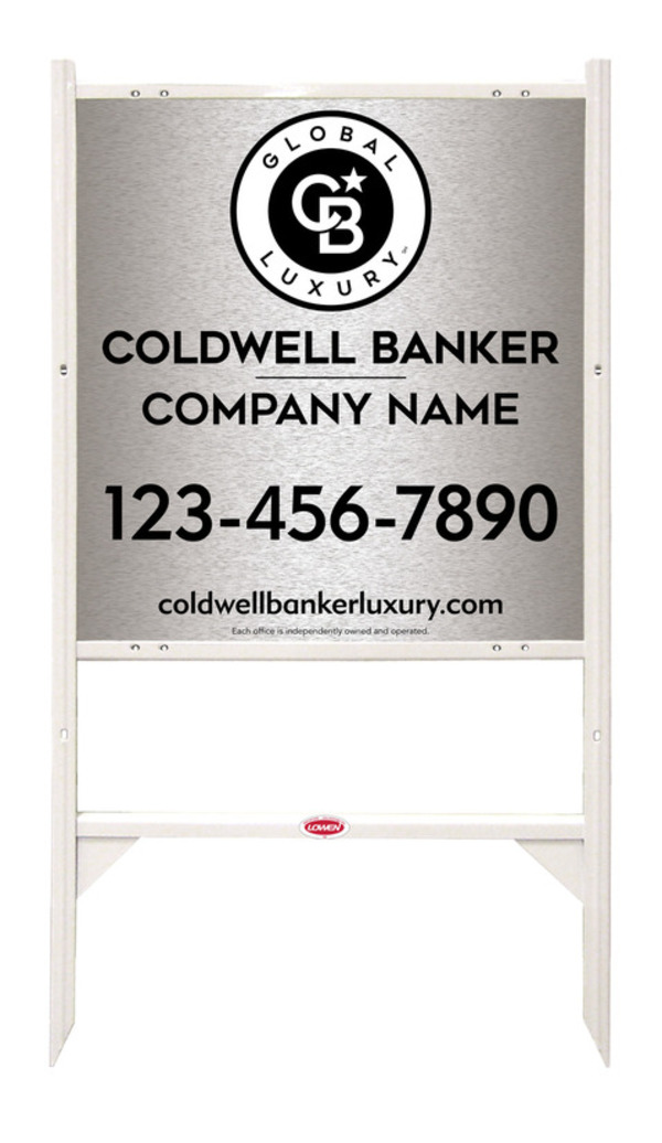 Angle Iron Frame And Office Sign Panel Unit, 25"H X 24"W, Brushed Aluminum Composite