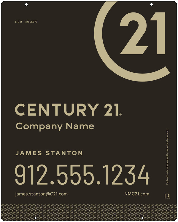 Aluminum Hanging Panel 30X24 Df - Century 21 | Lowen Sign