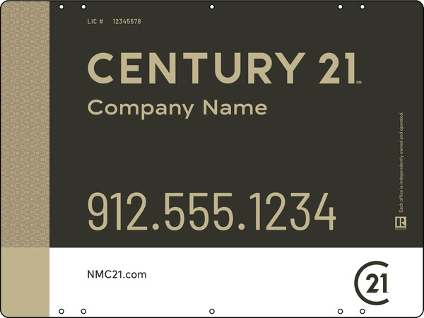 Aluminum Yard Panel 18X24 Df - Century 21 | Lowen Sign