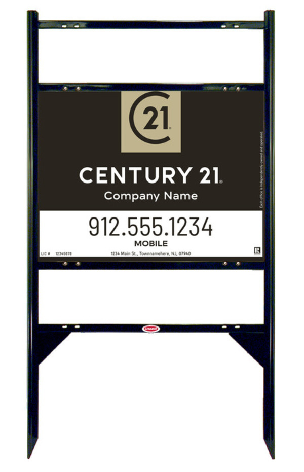 Thor Frame Unit 18X24 Aluminum Dual Rider Office Executive - Century 21 | Lowen Sign