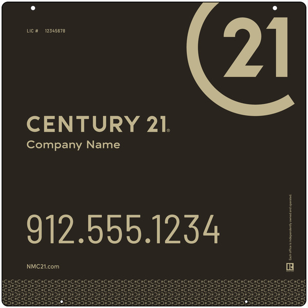 Aluminum Hanging Panel 24X24 Df - Century 21 | Lowen Sign