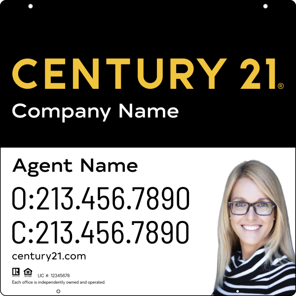 CENTURY 21&reg; Steel Hanging Panel 24x24 DF - Century 21 | Lowen Sign