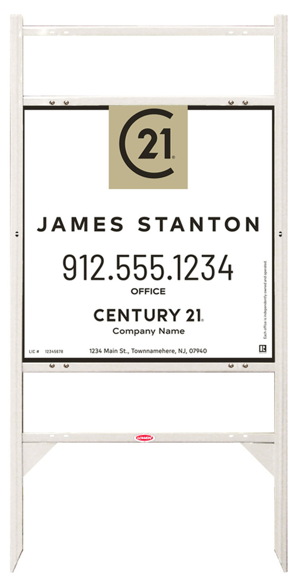Thor Frame 24X24 Aluminum Agent Centric Office - Century 21 | Lowen Sign