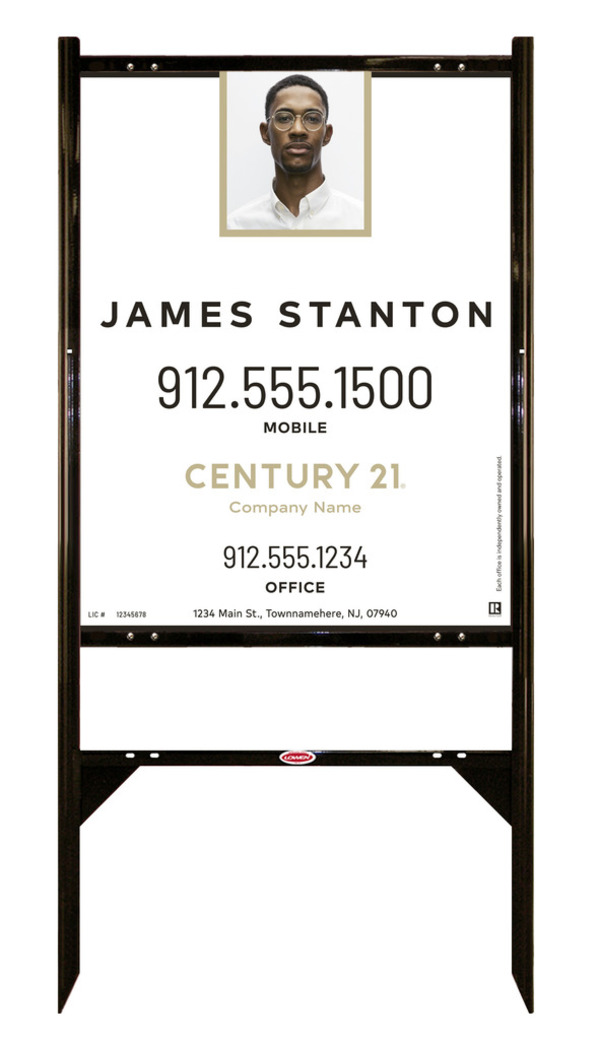Gibraltar Frame Unit 30X24 Aluminum Agent Photo Centric Standard - Century 21 | Lowen Sign