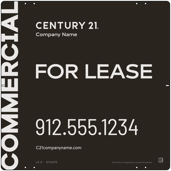 Century 21 Commercial Office Panel 24X24 Aluminum - C21 | Lowen Sign