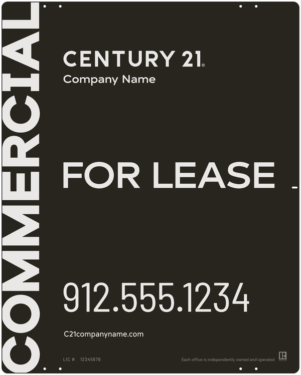 Century 21 Commercial Office Panel 30X24 Aluminum - C21 | Lowen Sign