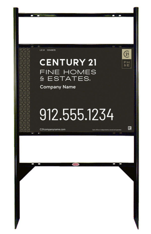 Thor Frame 18X24 Aluminum Dual Rider Modern  - Century 21 | Lowen Sign