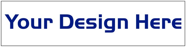 Independent Commercial Sign Panel, SF, 12"h x 48"w, 3mm Aluminum Composite