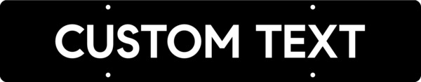 Custom Sign Rider, 6"H X 30"W, 3mm Aluminum Composite