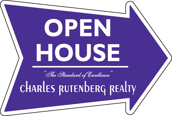 Charles Rutenberg Realty Corrugated Plastic Arrow Shape Panel, 18"h x 24"w