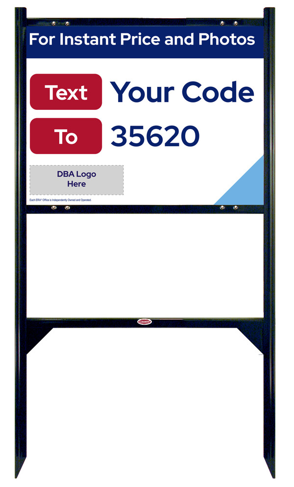 Angle Iron Frame And For Instant Price Sign Panel Unit, 18"H X 24"W, Steel