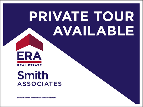 Private Tour Available Sign Panel, 18"H X 24"W, Steel