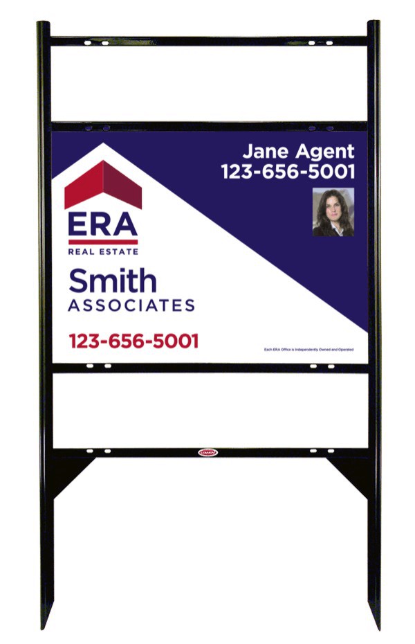 Angle Iron Frame For 2 Rider Inserts And Photo Sign Panel Unit, 24 GA Steel, 18"H X 24"W