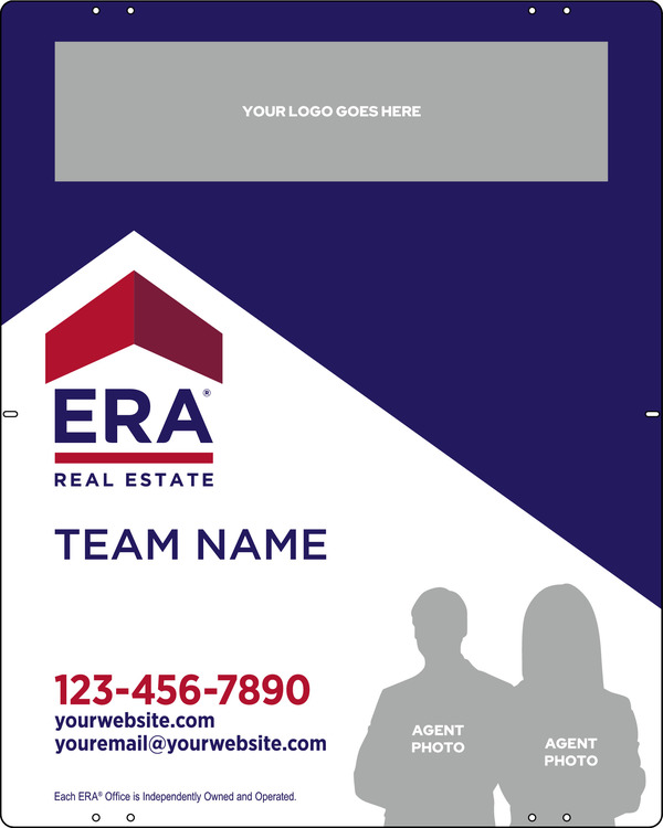 ERA&reg; Team Logo - Photo Sign Panel, 30"h x 24"w, Steel