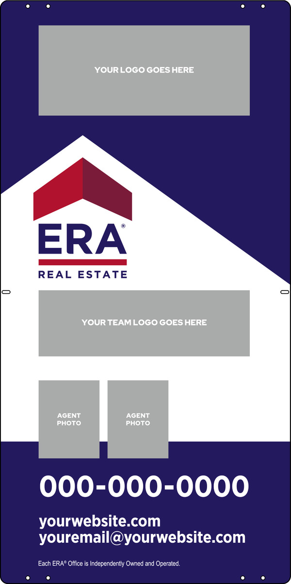 ERA&reg; Team Logo - Photo Sign Panel, 36"h x 18"w, Steel