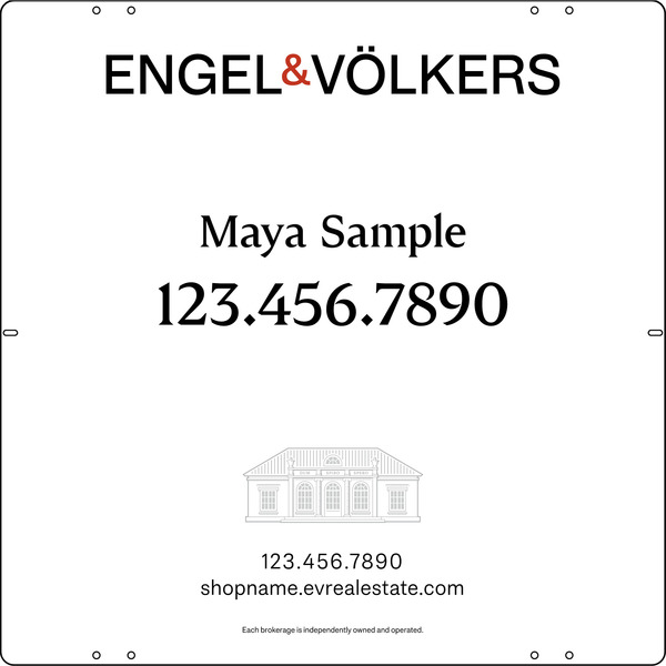 Sign Panel, 24"H X 24"W, .040 Aluminum