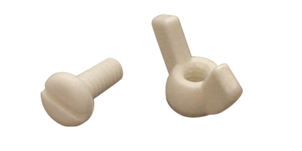 Independent PLASTIC BOLT AND WINGNUT SETS FOR RIDERS. BAG OF 100..