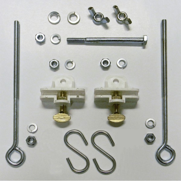 Worth Clark Real Estate Sign Heavy Duty Hardware Kit for White Aluminum Sign Post