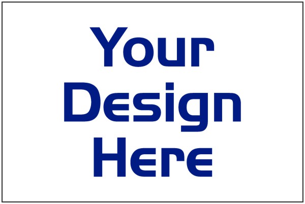 Independent Real Estate Sign Panel with vertical flutes printed on one side, 4mm Corrugated Plastic 12"h x 18"w