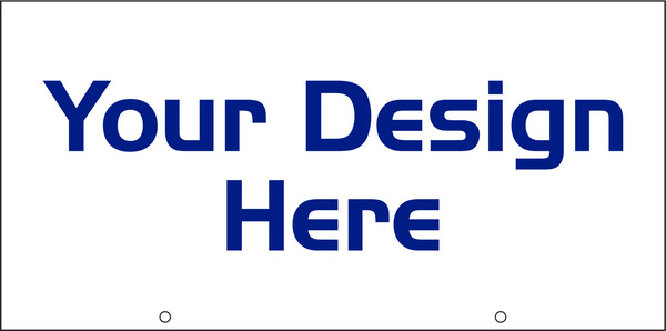 Independent Directional Grab and Go Sign Panel, 12"h x 24"w, 4mm Corrugated