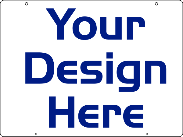 Independent Real Estate Reflective Hanging Sign Panel with grommets, .063 Aluminum 18"h x 24"w