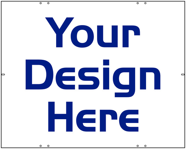 Independent Sign Panel, Corrugated 4mm, 24"h x 30"w, DF