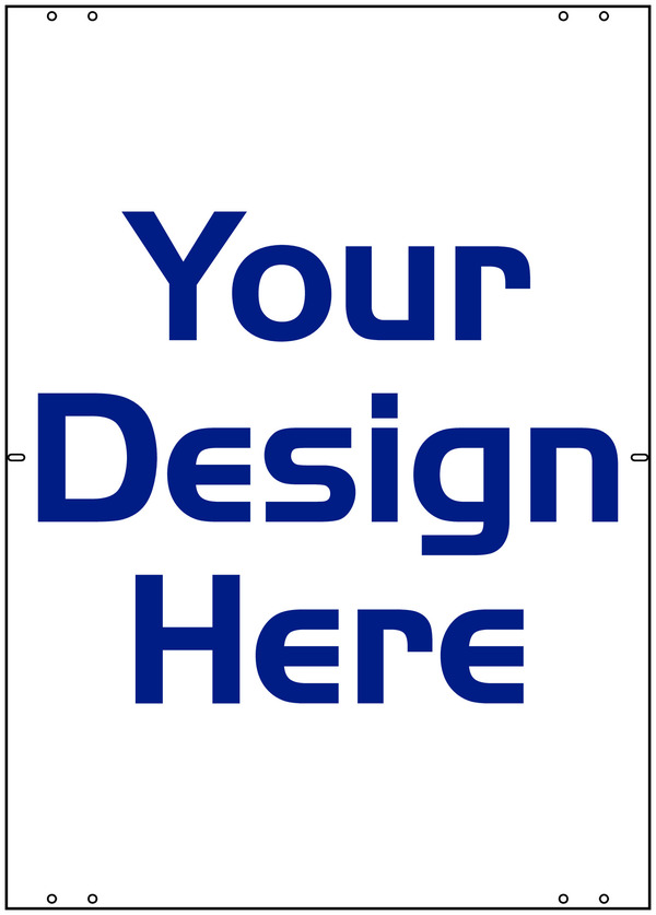 Independent Sign Panel, Corrugated 4mm, 28"h x 20"w, DF